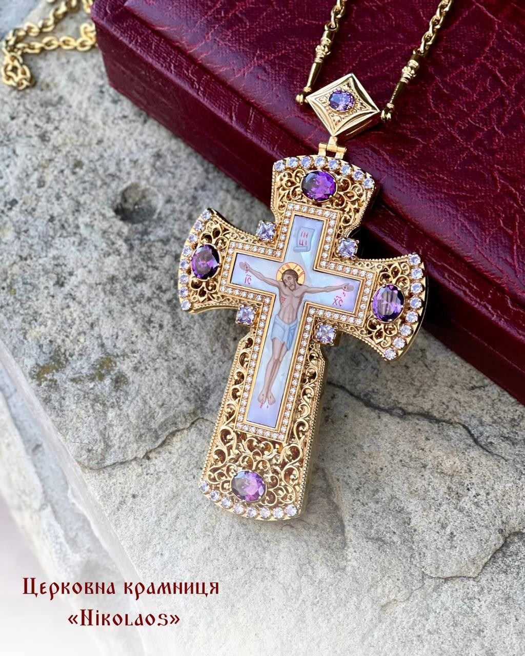 Pectoral cross with jewels