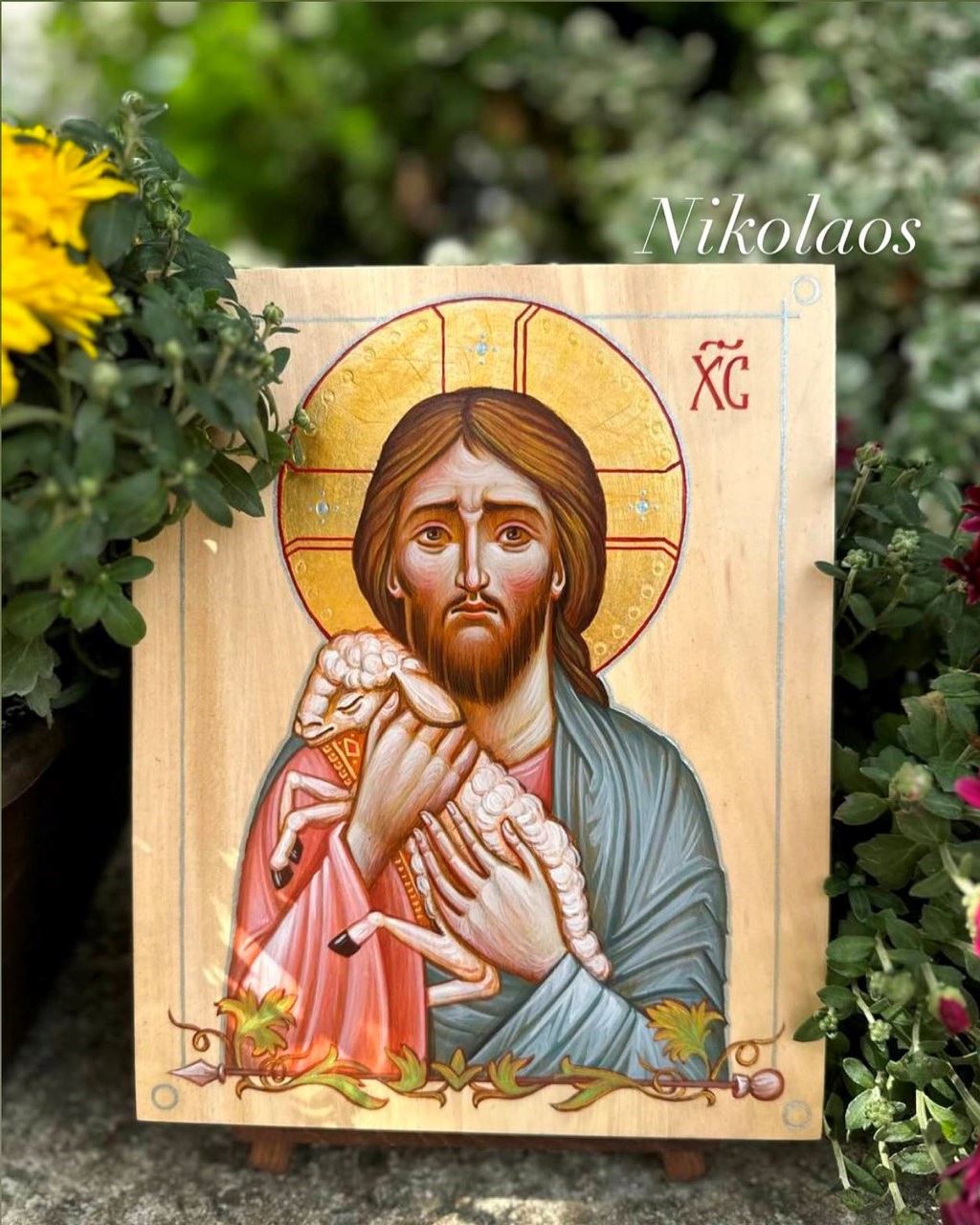 Icon "Jesus the Good Shepherd"