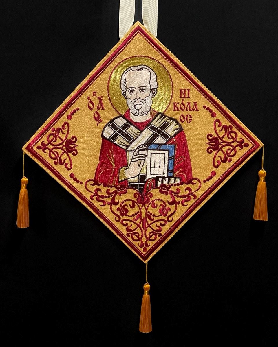 Палиця вишита "Св. Миколай"